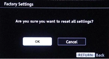 Reset to Factory Settings