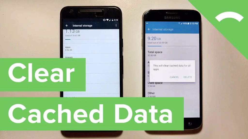 clear cache data
