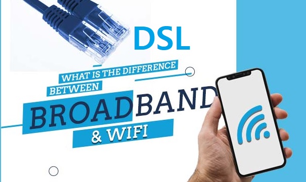 DSL, broadband & WIFI difference