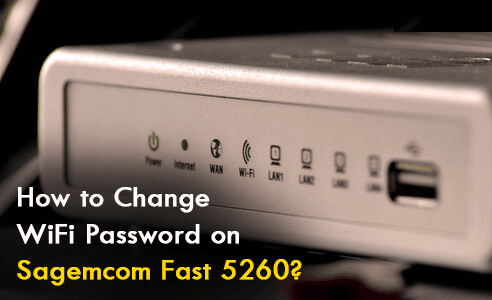 change sagemcom Fast 5260 password