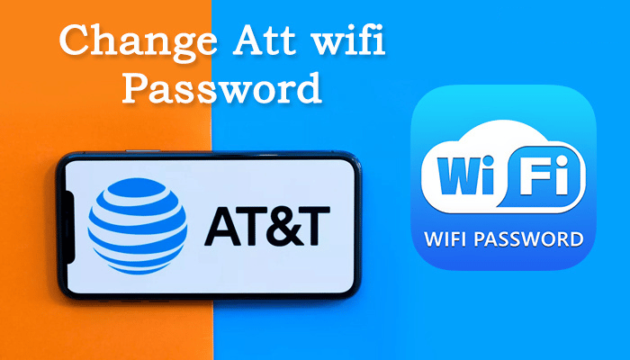 change at&t wifi password