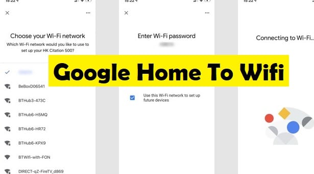google home to wifi