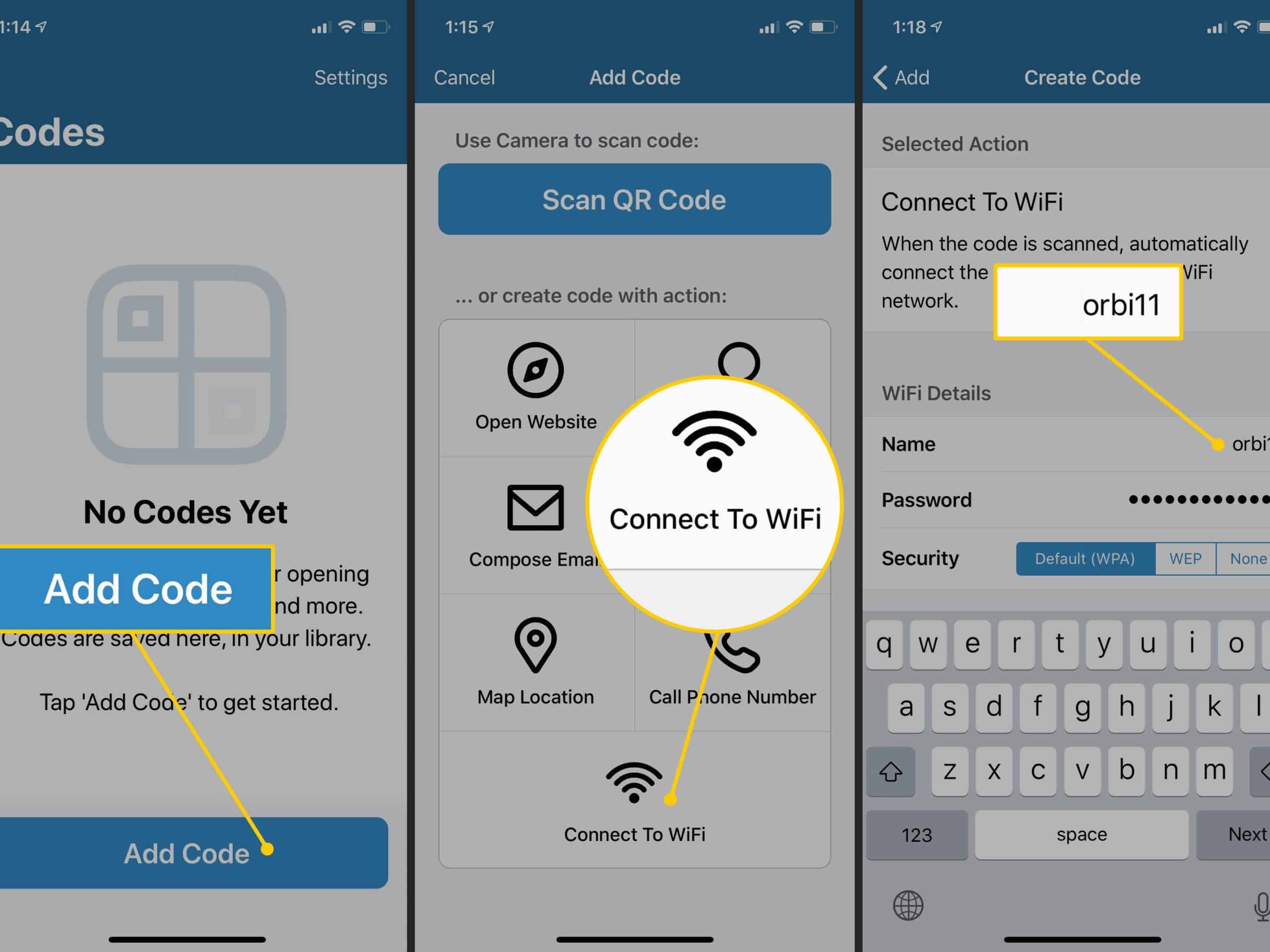Share WiFi Password From your iPhone to your Android