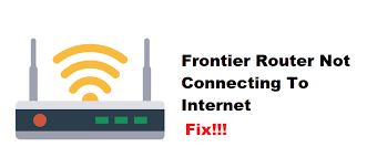 Frontier Router Not Connecting To Internet